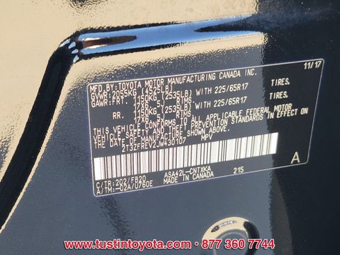 Certified 2018 Toyota RAV4 LE w/ All Weather Liner Package FWD image 16
