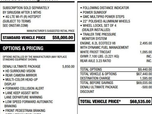 Used 2019 GMC Sierra 1500 Denali w/ Denali Ultimate Package image 2