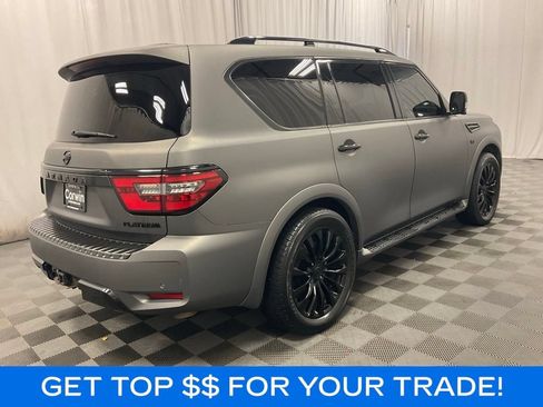 Used 2021 Nissan Armada Platinum w/ Captain's Chairs Package RWD image 3
