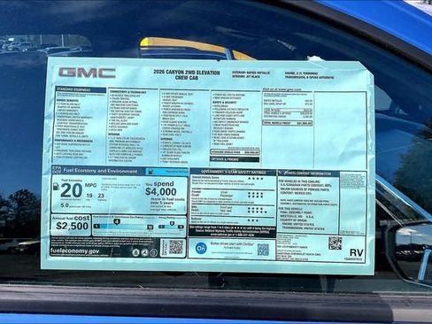 New 2026 GMC Canyon Elevation RWD image 15