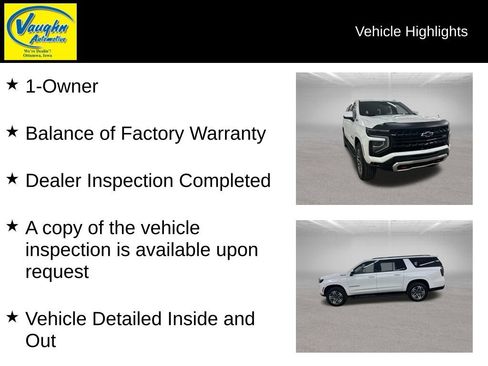 Used 2025 Chevrolet Suburban Z71 AWD/4WD image 2