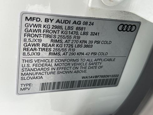 Certified 2025 Audi Q7 3.0T Premium w/ Convenience Package AWD/4WD image 35