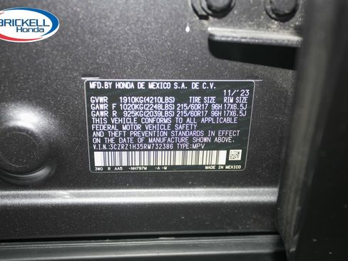 Certified 2024 Honda HR-V LX image 42