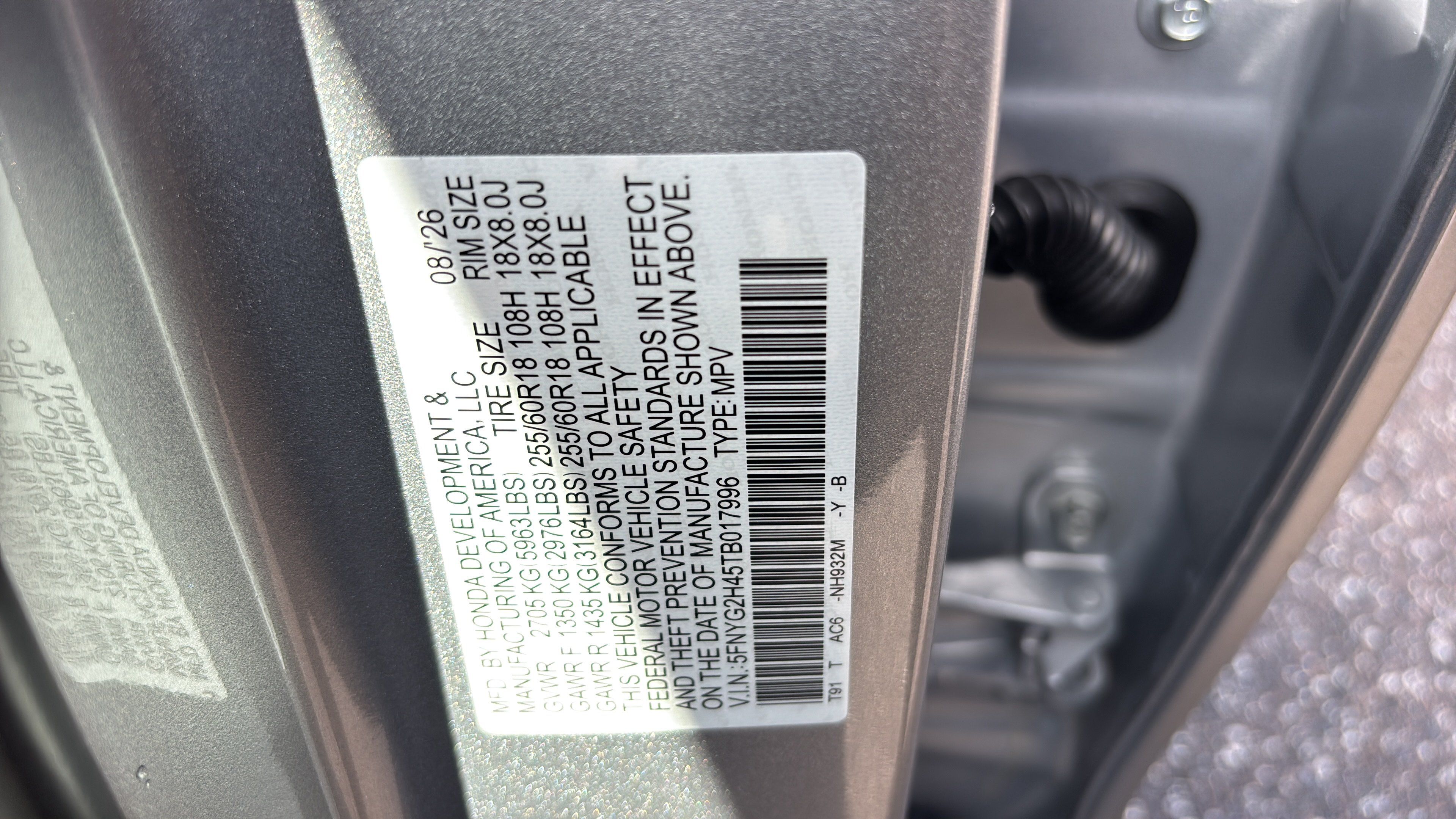 New 2026 Honda Pilot EX-L image 16