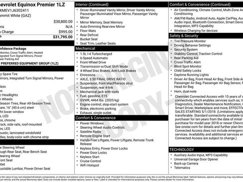 Used 2018 Chevrolet Equinox Premier FWD image 32