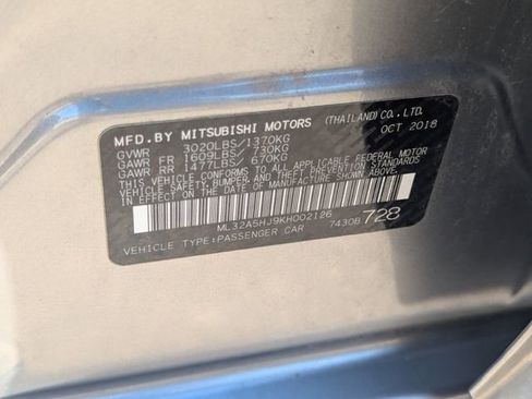 Used 2019 Mitsubishi Mirage LE image 12