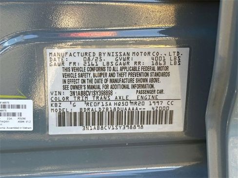 New 2025 Nissan Sentra SV w/ All-Weather Package image 24