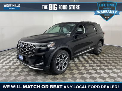 New 2025 Ford Explorer Platinum