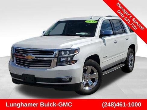 Used 2018 Chevrolet Tahoe Premier w/ Max Trailering Package AWD/4WD image 1