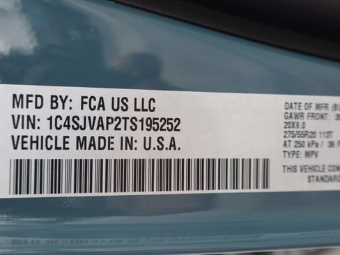 New 2026 Jeep Grand Wagoneer 4WD w/ Quick Order Packge 29V Upland image 33