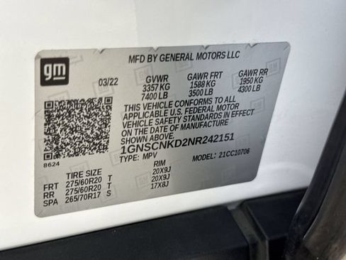 Used 2022 Chevrolet Tahoe LT w/ Luxury Package RWD image 34