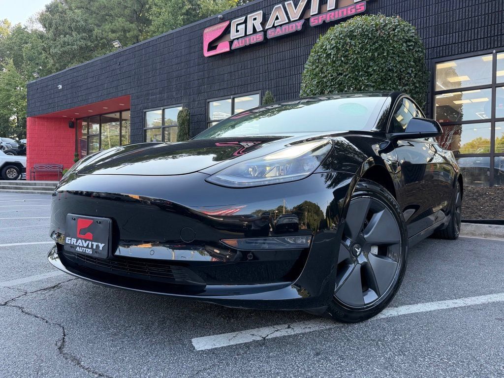 Used 2021 Tesla Model 3 Long Range AWD/4WD image 2
