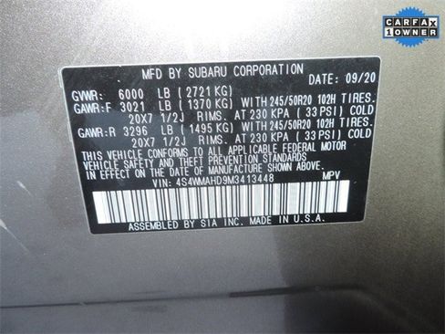 Used 2021 Subaru Ascent Premium w/ Sport Package image 13