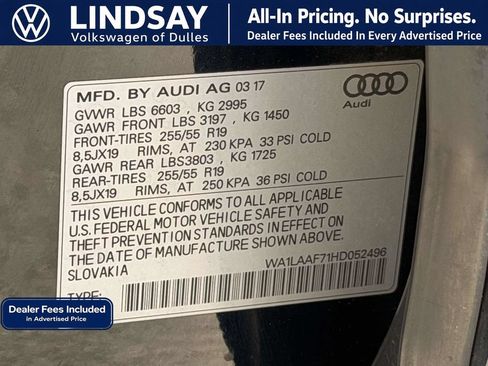 Used 2017 Audi Q7 3.0T Premium Plus w/ Premium Plus Package AWD/4WD image 26