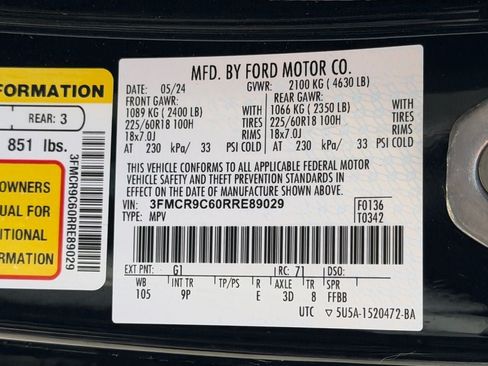 Used 2024 Ford Bronco Sport Outer Banks AWD/4WD image 36