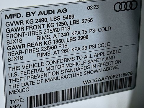 Used 2023 Audi Q5 2.0T Premium w/ Convenience Package AWD/4WD image 24