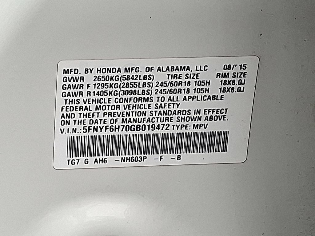 Used 2016 Honda Pilot EX-L image 25