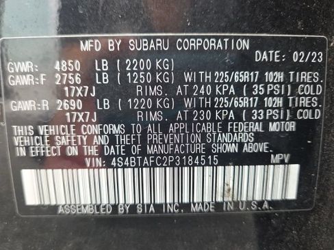 Used 2023 Subaru Outback Premium AWD/4WD image 13