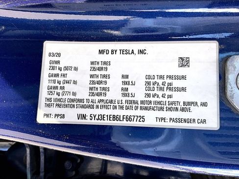 Used 2020 Tesla Model 3 Long Range AWD/4WD image 29