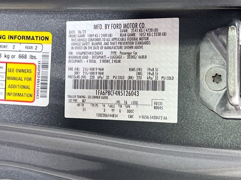 Used 2022 Ford Mustang GT Premium w/ Equipment Group 401A image 31