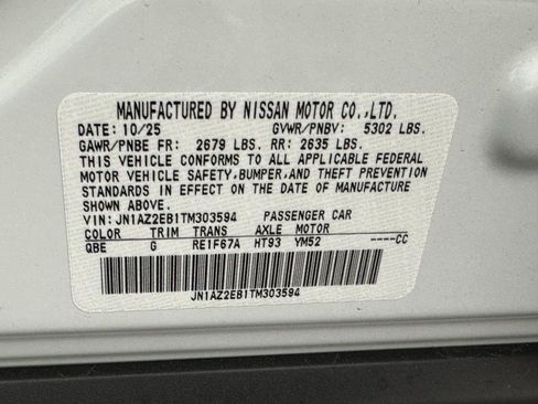 New 2026 Nissan Leaf Platinum+ w/ Cargo Package (Platinum+) image 16