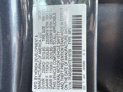 Certified 2026 Honda CR-V Sport Touring image 31