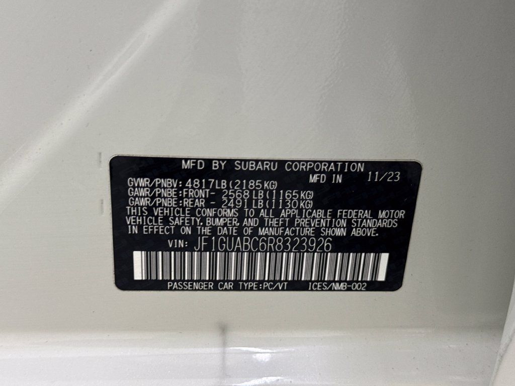 Used 2024 Subaru Impreza 2.0i AWD/4WD image 29