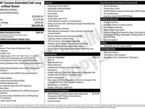 Used 2016 GMC Canyon W/T w/ Convenience Package image 26