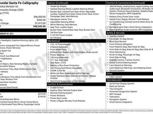 Used 2024 Hyundai Santa Fe Calligraphy FWD image 23
