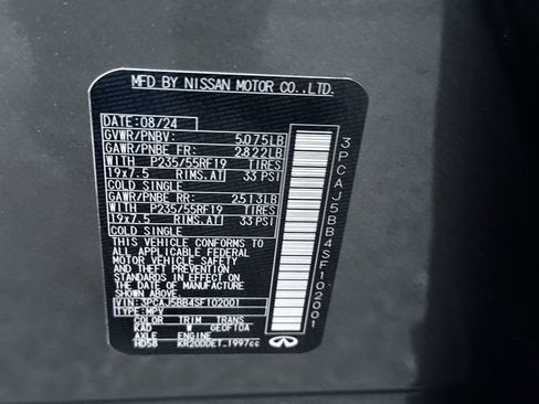 Certified 2025 INFINITI QX50 Luxe image 27