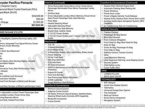 New 2026 Chrysler Pacifica Pinnacle image 3