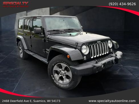 Used 2018 Jeep Wrangler Unlimited Sahara AWD/4WD image 2