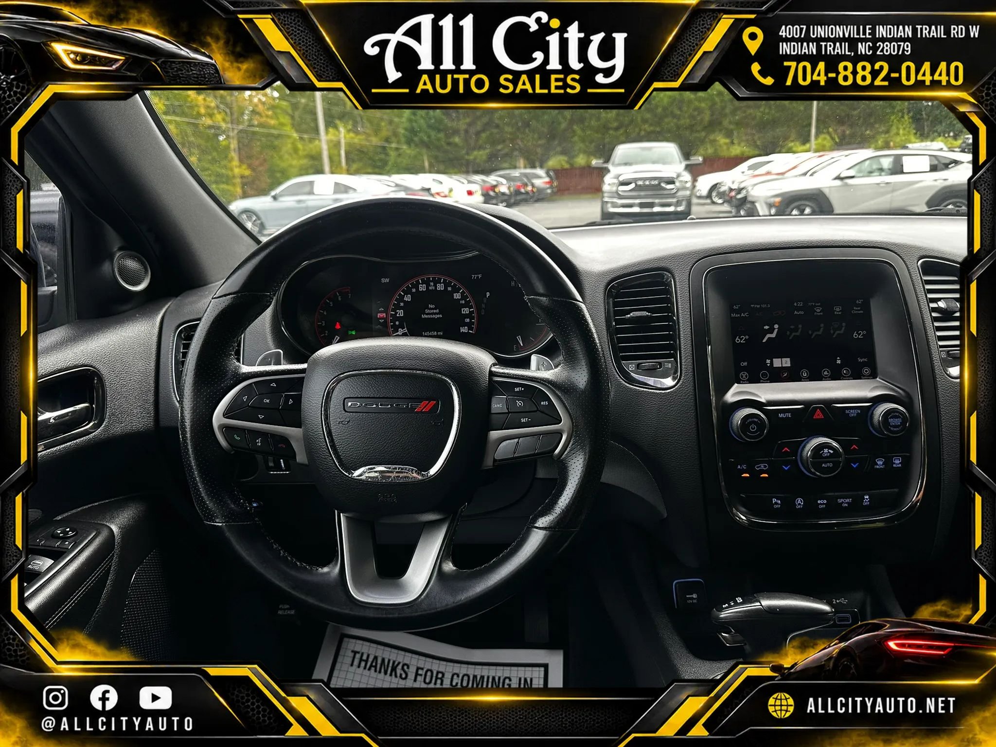 Used 2020 Dodge Durango GT w/ Blacktop Package RWD image 17