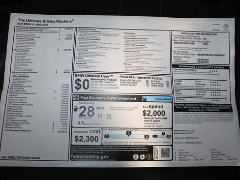 Used 2025 BMW X1 xDrive28i w/ M Sport Package image 24