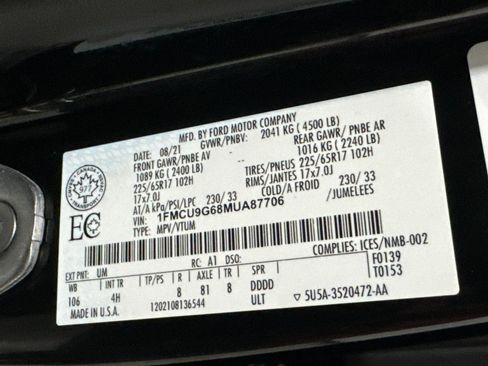 Used 2021 Ford Escape SE w/ Cold Weather Package image 38