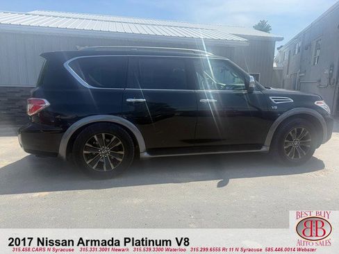 Used 2017 Nissan Armada Platinum w/ Captain Seat Package AWD/4WD image 2