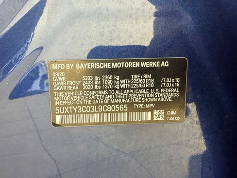Used 2020 BMW X3 sDrive30i RWD image 18