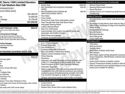 Used 2022 GMC Sierra 1500 Elevation w/ Driver Alert Package I AWD/4WD image 4