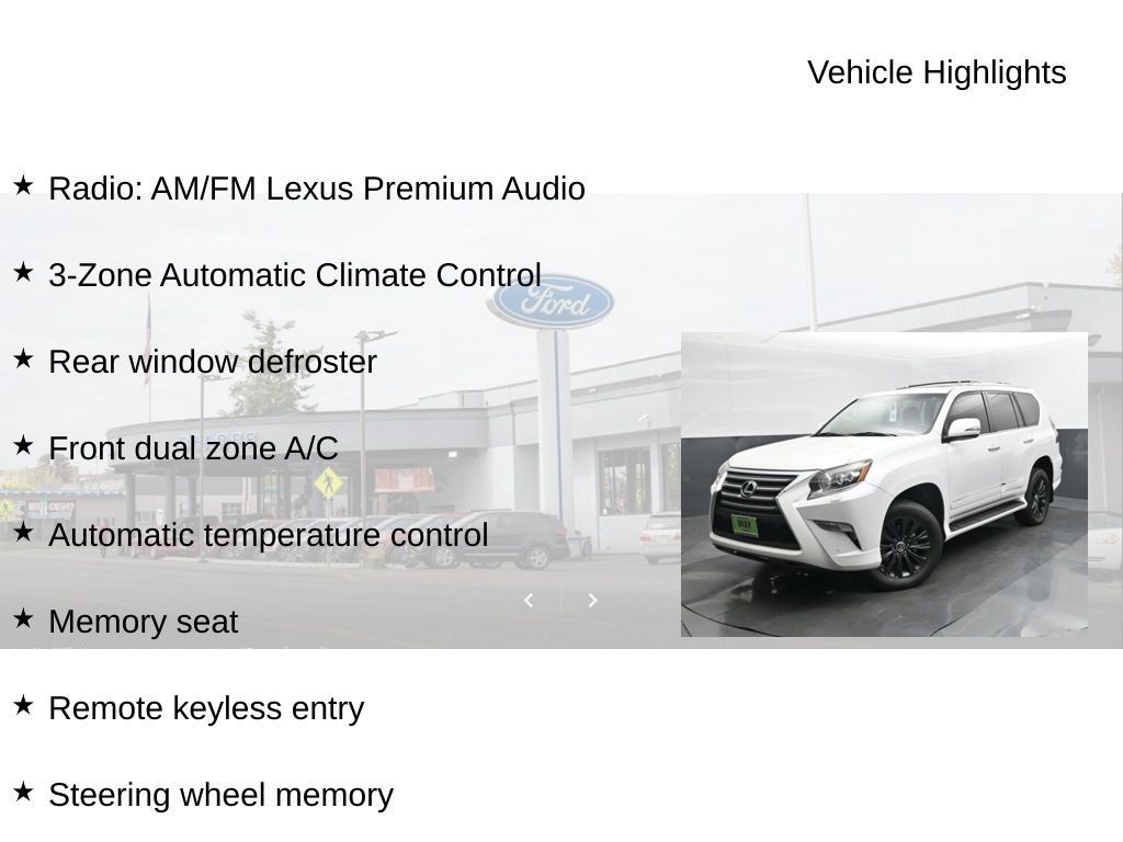 Used 2016 Lexus GX 460 w/ Premium Package AWD/4WD image 18