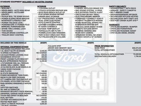 Used 2022 Ford F250 Lariat w/ Black Appearance Package image 3