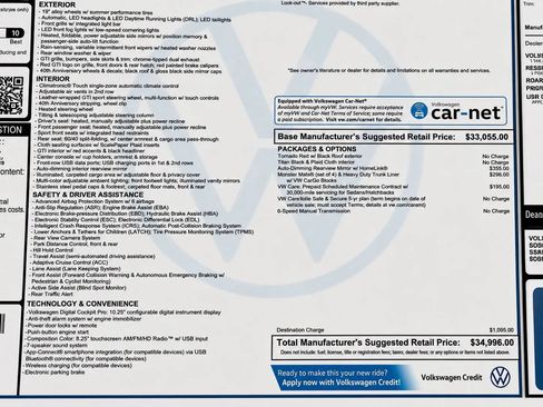 Used 2023 Volkswagen GTI 40th Anniversary Edition FWD image 21