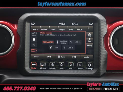 Used 2020 Jeep Gladiator Rubicon w/ Uconnect 4C Nav & Sound Group AWD/4WD image 12