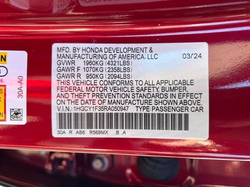 Used 2024 Honda Accord EX image 21