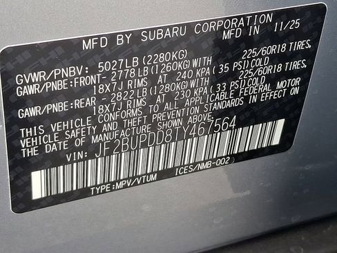 New 2026 Subaru Outback Limited image 10