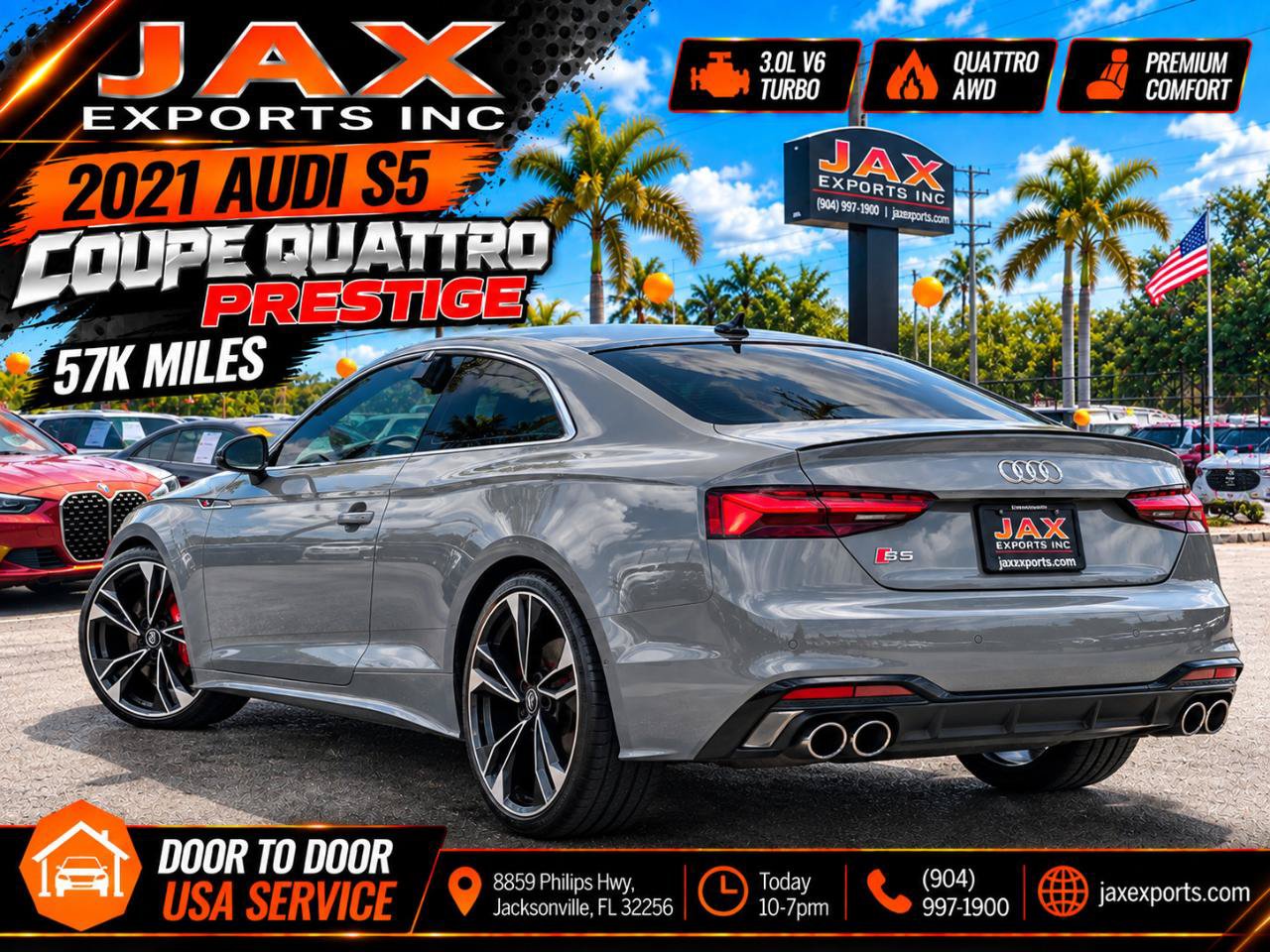 Used 2021 Audi S5 Prestige AWD/4WD image 2