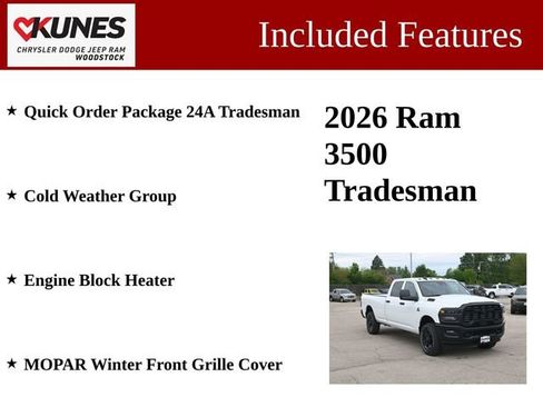 New 2026 RAM 3500 Tradesman AWD/4WD image 3