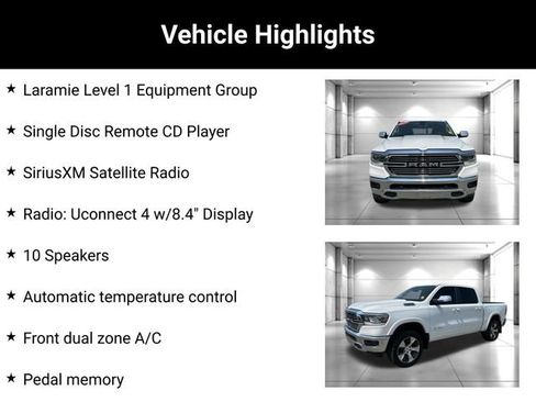 Used 2019 RAM 1500 Laramie AWD/4WD image 2