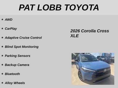 Used 2026 Toyota Corolla Cross XLE w/ Convenience Package AWD/4WD image 19