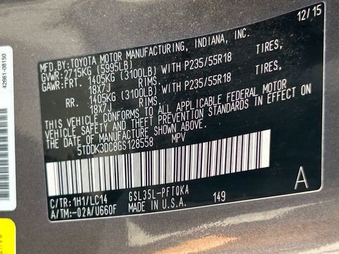 Used 2016 Toyota Sienna XLE AWD/4WD image 16
