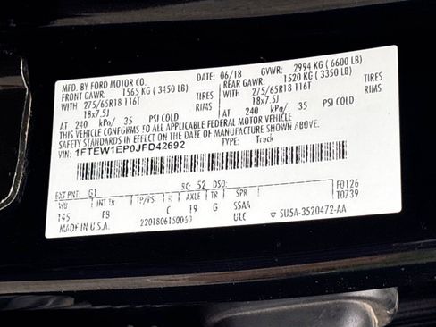 Used 2018 Ford F150 XLT w/ Equipment Group 301A Mid AWD/4WD image 30